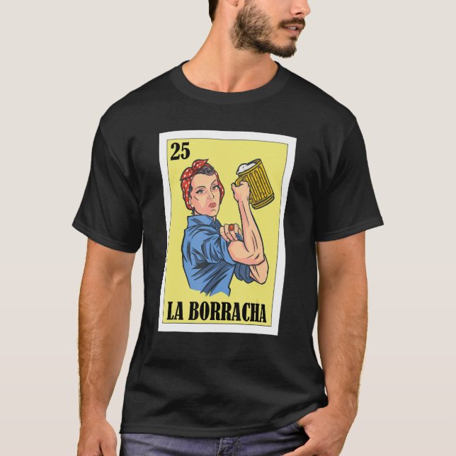 Mexikanisch für Partys La Borracha T-Shirt (Vorderseite)