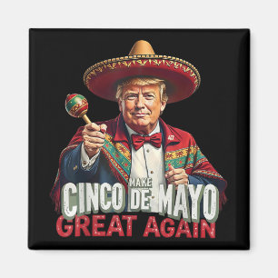 Mexikanisch machen Cinco De Mayo Groß wieder lusti Magnet