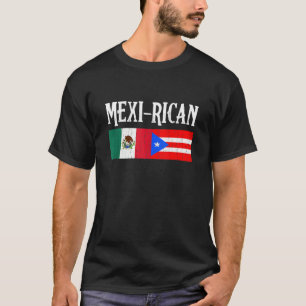 Mexikanisch-Mexiko-Puerto-Ricoflag T-Shirt
