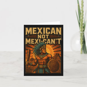 Mexikanisch nicht mexikanisch-nicht Vintag Cinco D Karte