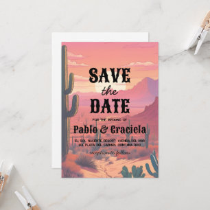 mexikanisch Save the Date Einladung