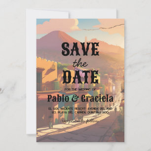 mexikanisch Save the Date Einladung