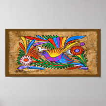 mexikanische Amate Bark Painting und Sweet Story