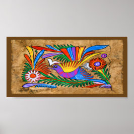 mexikanische Amate Bark Painting und Sweet Story Poster