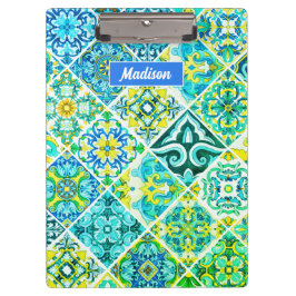 mexikanische Aqua Minze sizilianische mediterrane Klemmbrett