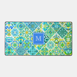 mexikanische Aqua Minze sizilianische mediterrane Schreibtischunterlage