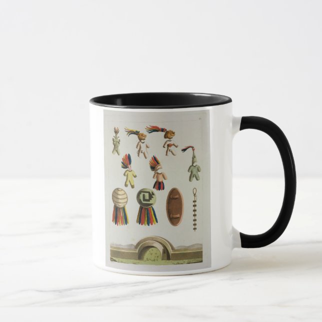 Mexikanische Arme (Farbelitho) Tasse (Rechts)
