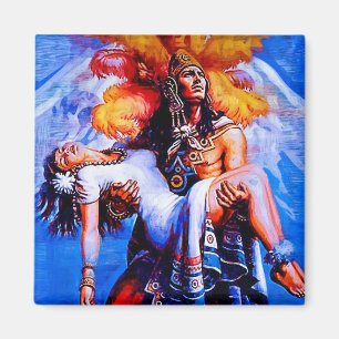 Mexikanische aztekische Legende Iztaccihuatl Magnet
