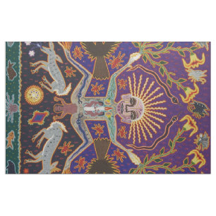 Mexikanische aztekische Mayagöttin-ethnische Stoff