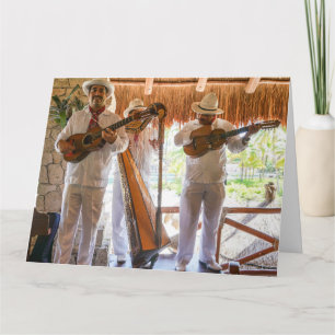 MEXIKANISCHE BAND SINGERS FUNNY GEBURTSTAGSKARTEN  KARTE