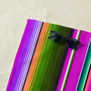 mexikanische Blanket Streifen farbenfrohe Rainbow  Strandtuch