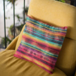 mexikanische Blanket Streifen Wasserfarbe Kissen<br><div class="desc">Dieses Design kann durch Auswahl der Option Design bearbeiten personalisiert werden. Sie können auch auf andere Gegenstände übertragen. Kontaktieren Sie mich unter colorflowcreations@gmail.com oder nutzen Sie die Chat-Option oben auf der Seite, wenn Sie dieses Design auf einem anderen Produkt haben möchten oder Hilfe bei diesem Design benötigen. Sehen Sie mehr...</div>