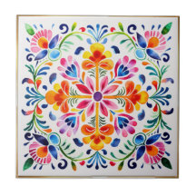 Mexikanische Blume Art Keramik Tile