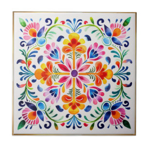 Mexikanische Blume Art Keramik Tile Fliese