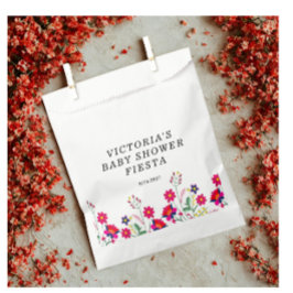 Mexikanische Blume Babydusche Fiesta Geschenktütchen
