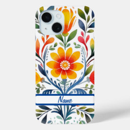 Mexikanische Blume gestalten hart Case-Mate iPhone Hülle