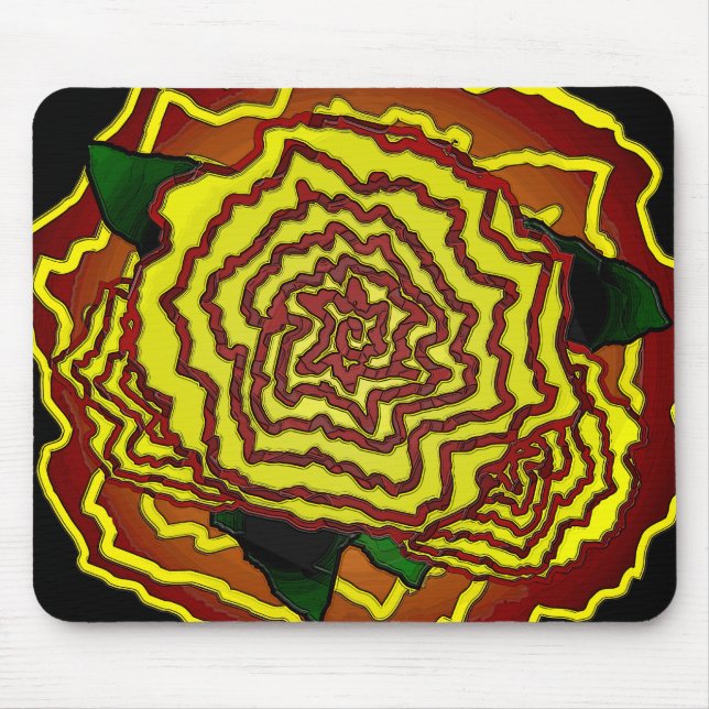 mexikanische Blume Mousepad (Vorne)