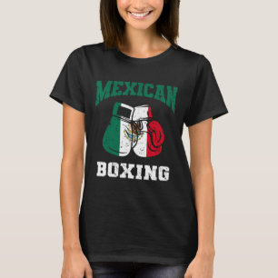 Mexikanische Boxhandschuhe Mexiko Prix Patriotisch T-Shirt
