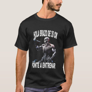 Mexikanische Calacas Chidas Fitnessstudio mit sark T-Shirt