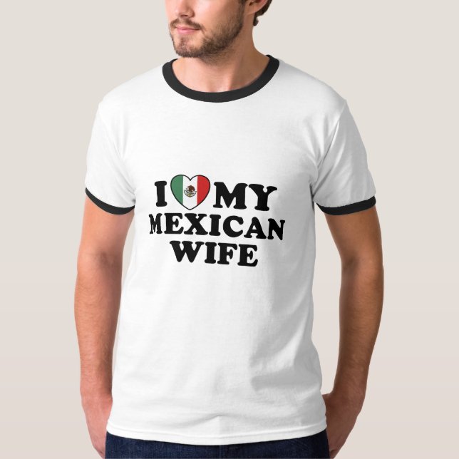 mexikanische Ehefrau T-Shirt (Vorderseite)