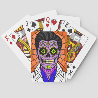 Mexikanische Elvis-Buntglas-Spielkarten Spielkarten