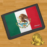 Mexikanische Fahne Mode, Mexiko Patrioten / Sport Tri-fold Geldbeutel<br><div class="desc">WALLETS: Mexikanische Fahnen-Mode - Liebe in meinem Land,  Reisegeschenke,  Opa Geburtstag,  Nationalpatrioten / Sportfans</div>