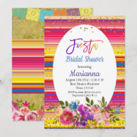 Mexikanische Fiesta-Brautparty-Party Einladung