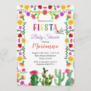 Mexikanische Fiesta Cinco De Mayo Baby Shower Einl Einladung