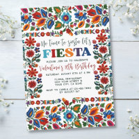 Mexikanische Fiesta Folk Art Floral Stickerei Gebu