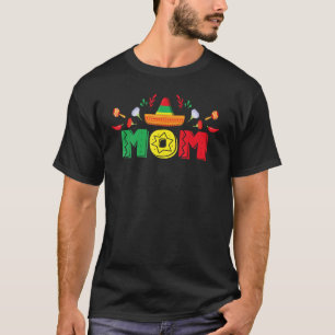 Mexikanische Fiesta Geburtstagsparty Mama Matching T-Shirt