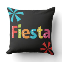 Mexikanische Fiesta-Kissen im Freien