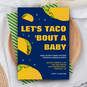 Mexikanische Fiesta Lasst uns über ein Baby Shower Einladung