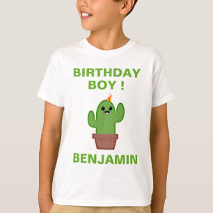 Mexikanische Fiesta Süßer Kawaii Kaktus Geburtstag T-Shirt