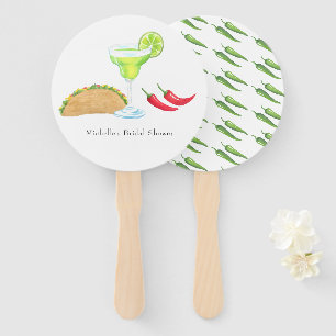 Mexikanische Fiesta-Taco-Brautparty Fächer