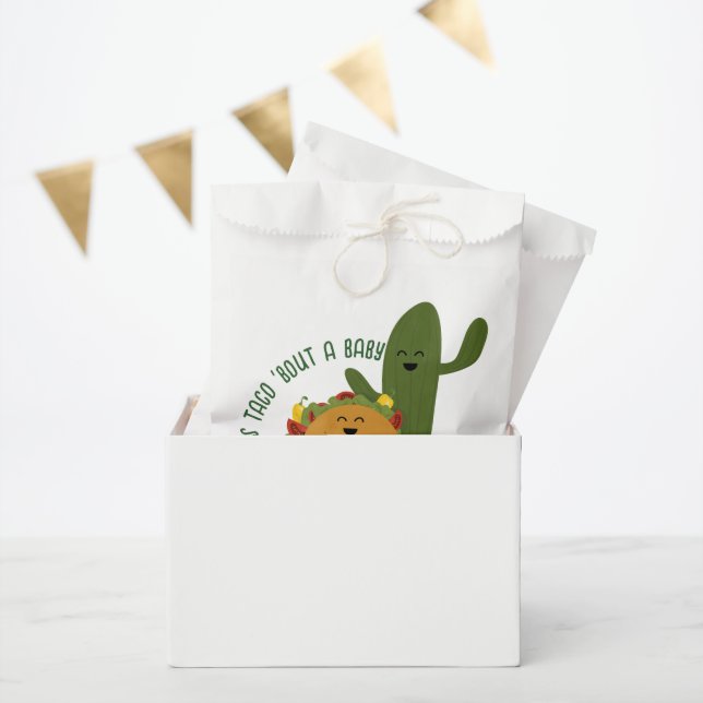 Mexikanische Fiesta-Taco-Paare Babydusche Geschenktütchen (Party)