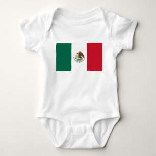 mexikanische Flagge Baby Strampler