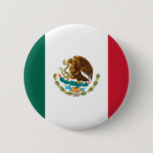 Mexikanische Flagge Button