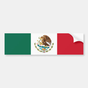 Mexikanische Flagge - Flagge Mexikos Autoaufkleber