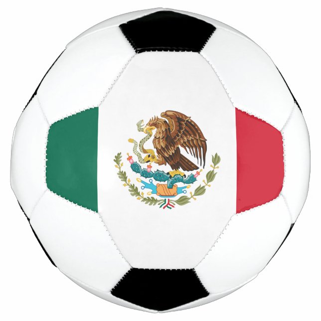 Mexikanische Flagge - Flagge Mexikos Fußball (Vorderseite)