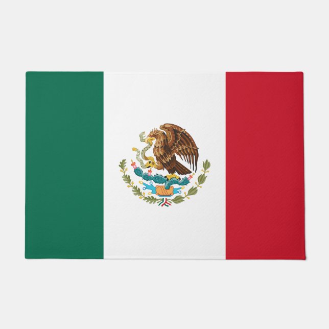 Mexikanische Flagge - Flagge Mexikos Fußmatte (Vorderseite)