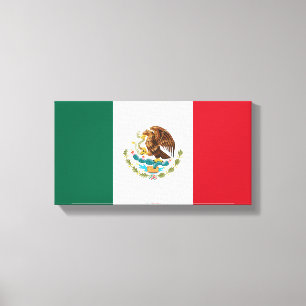 Mexikanische Flagge - Flagge Mexikos Leinwanddruck