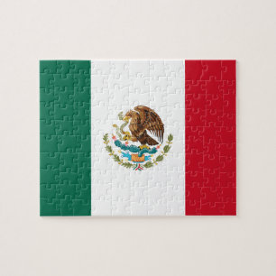 Mexikanische Flagge - Flagge Mexikos Puzzle