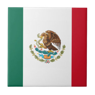 Mexikanische Flagge - Flagge von Mexiko Fliese