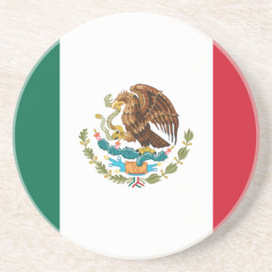 Mexikanische Flagge - Flagge von Mexiko Getränkeuntersetzer