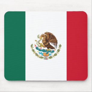 Mexikanische Flagge - Flagge von Mexiko Mousepad