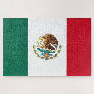 Mexikanische Flagge - Flagge von Mexiko Puzzle