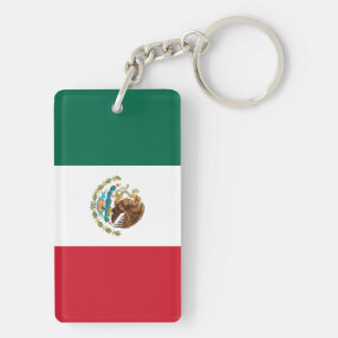 Mexikanische Flagge - Flagge von Mexiko Schlüsselanhänger
