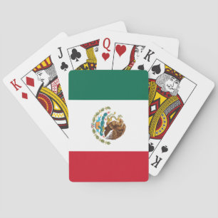 Mexikanische Flagge - Flagge von Mexiko Spielkarten