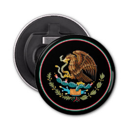 mexikanische Flagge Flaschenöffner, Mexiko Emblem Flaschenöffner