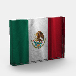 mexikanische Flagge Fotoblock